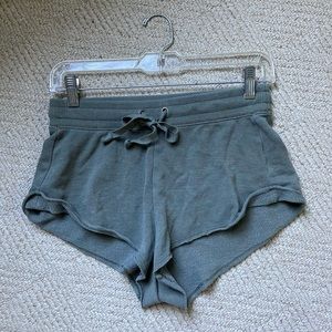 Dark Green Lounge Shorts